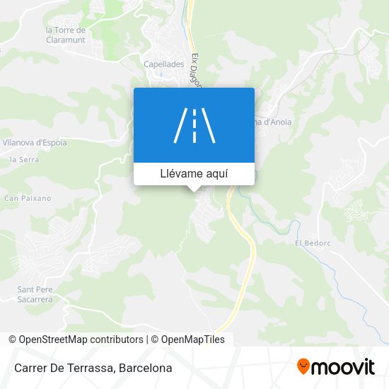 Mapa Carrer De Terrassa