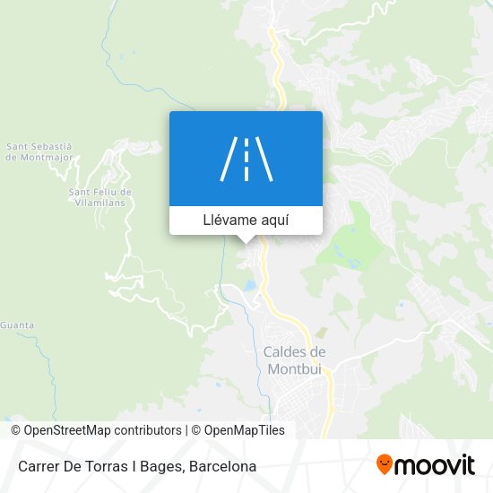 Mapa Carrer De Torras I Bages
