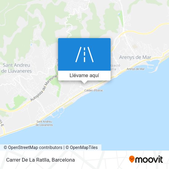 Mapa Carrer De La Ratlla