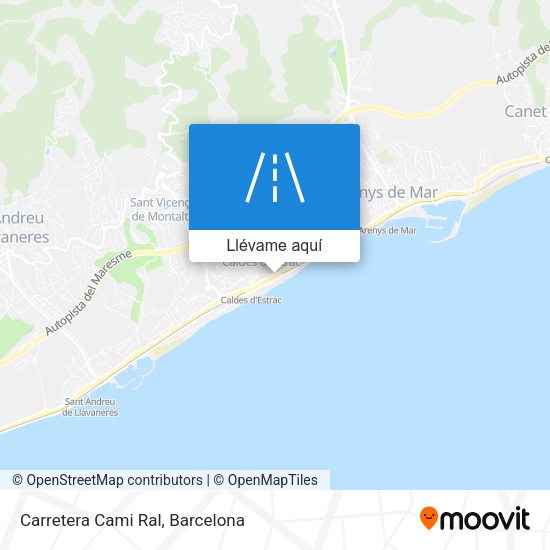 Mapa Carretera Cami Ral