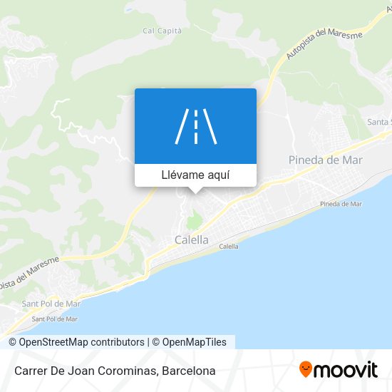 Mapa Carrer De Joan Corominas