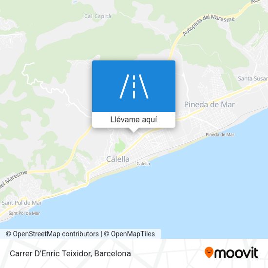 Mapa Carrer D'Enric Teixidor