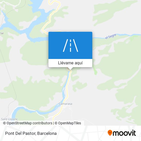 Mapa Pont Del Pastor
