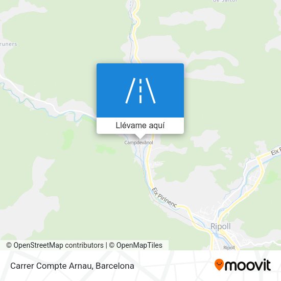 Mapa Carrer Compte Arnau