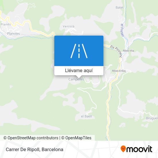 Mapa Carrer De Ripoll