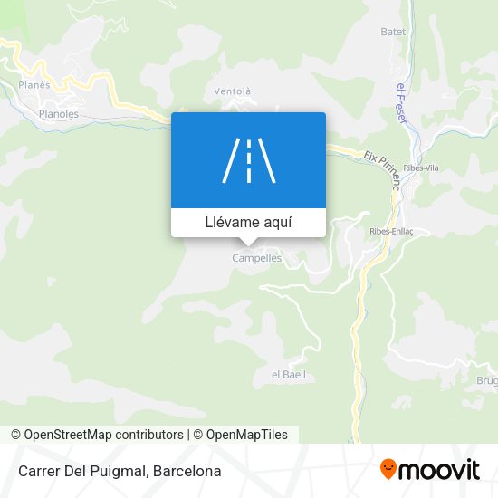 Mapa Carrer Del Puigmal