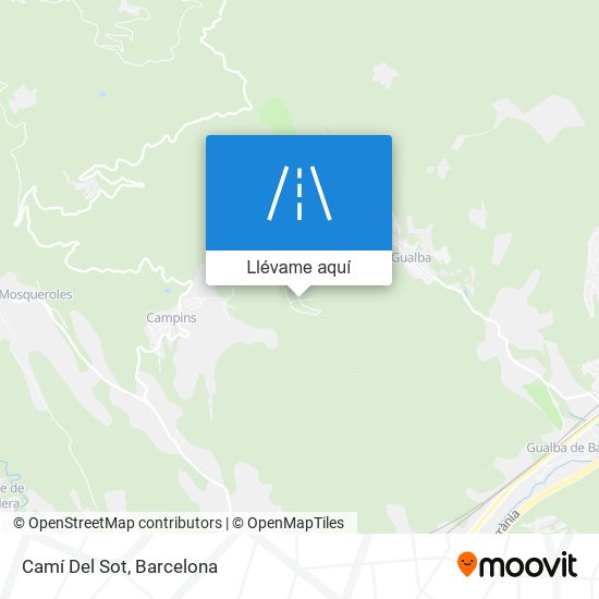 Mapa Camí Del Sot