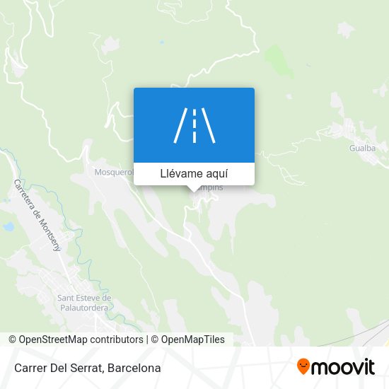 Mapa Carrer Del Serrat