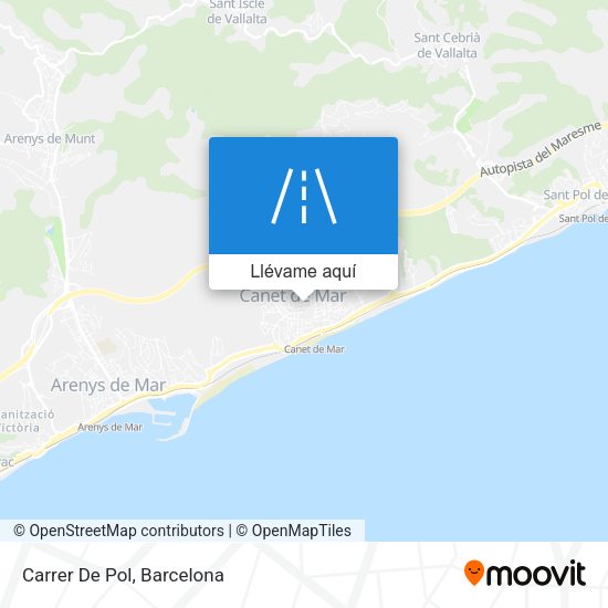 Mapa Carrer De Pol