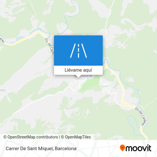 Mapa Carrer De Sant Miquel