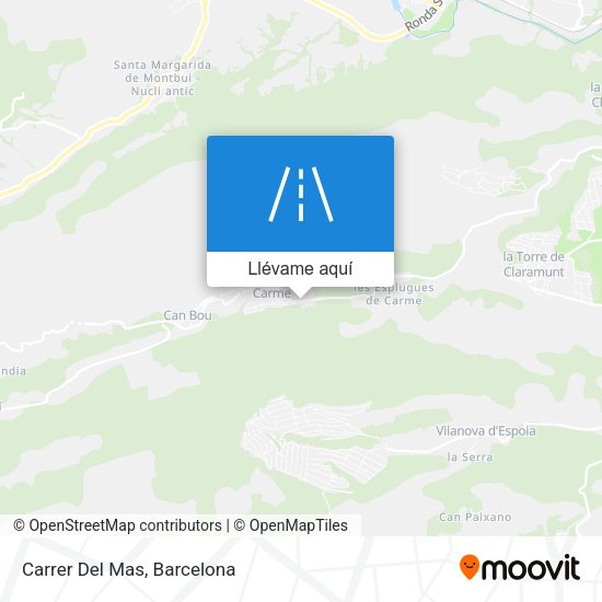 Mapa Carrer Del Mas