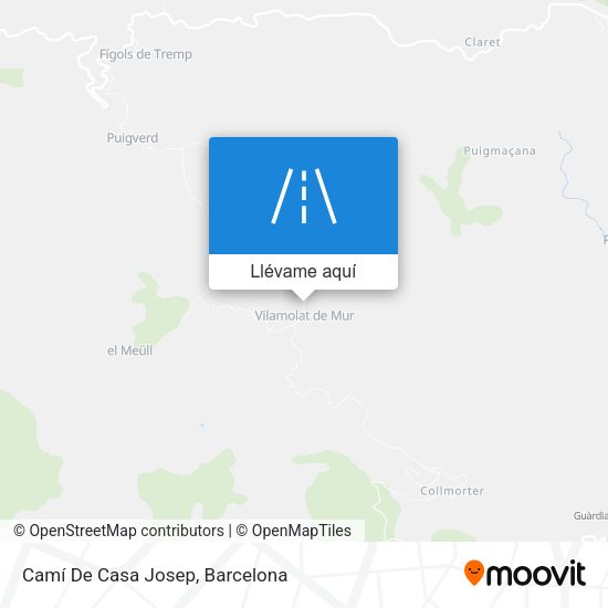 Mapa Camí De Casa Josep