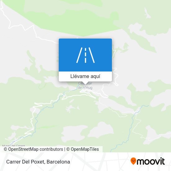 Mapa Carrer Del Poxet