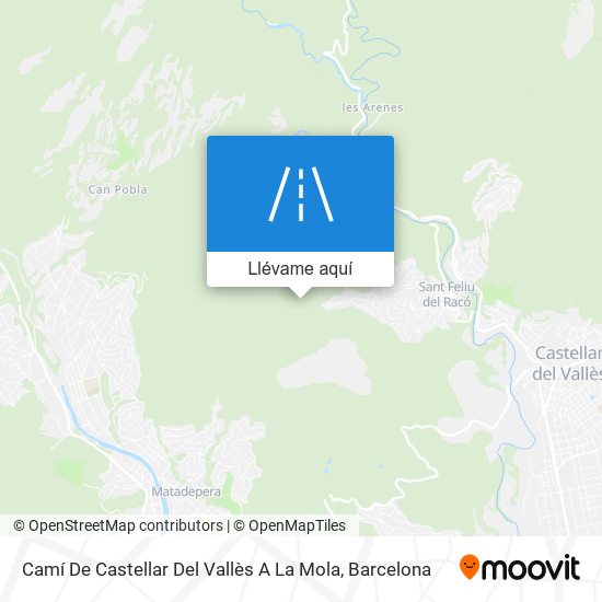 Mapa Camí De Castellar Del Vallès A La Mola