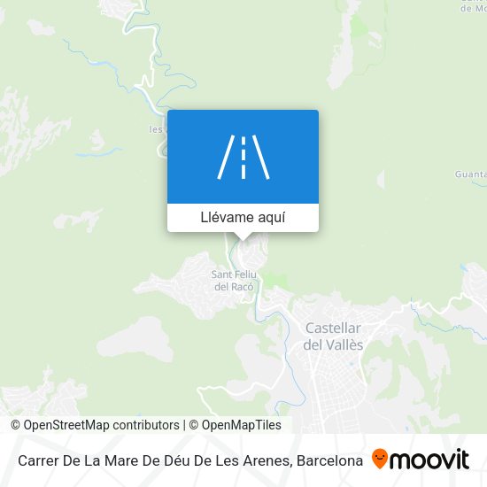 Mapa Carrer De La Mare De Déu De Les Arenes
