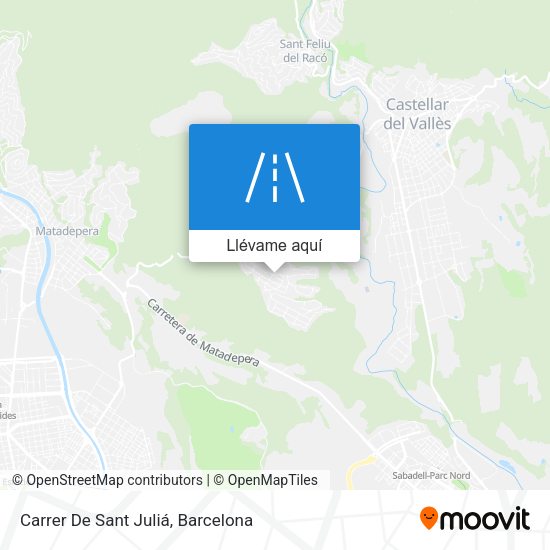 Mapa Carrer De Sant Juliá