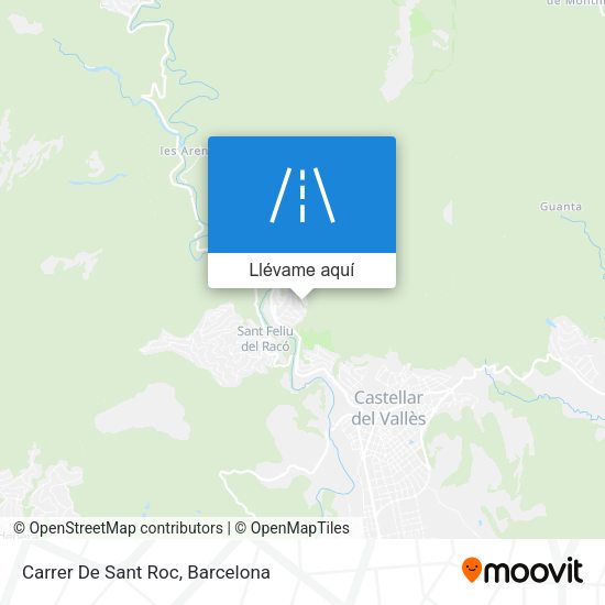 Mapa Carrer De Sant Roc