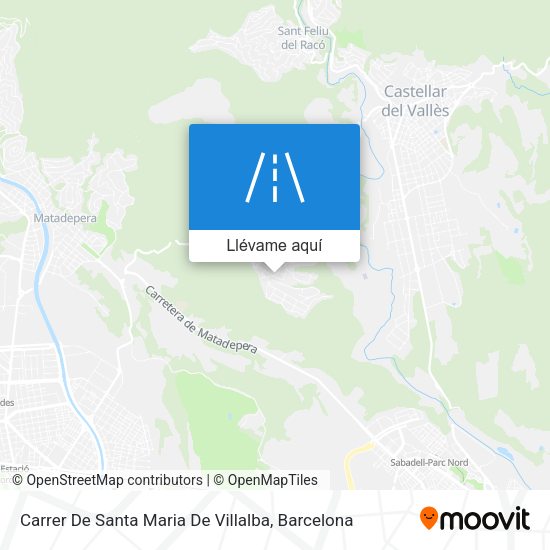 Mapa Carrer De Santa Maria De Villalba