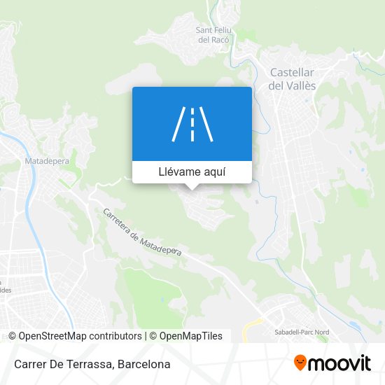 Mapa Carrer De Terrassa