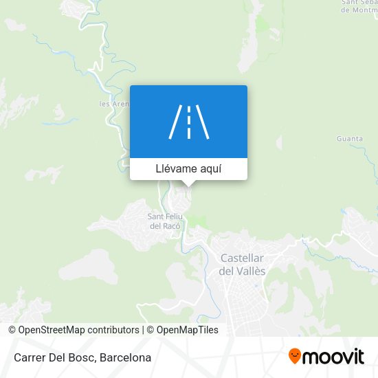 Mapa Carrer Del Bosc