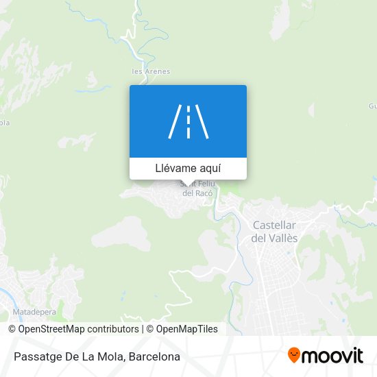 Mapa Passatge De La Mola