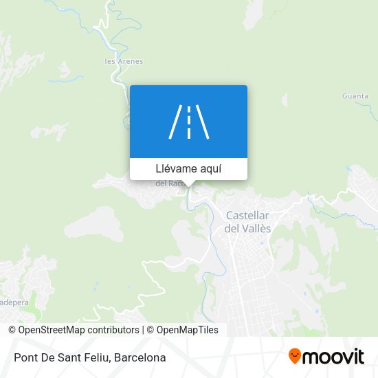 Mapa Pont De Sant Feliu