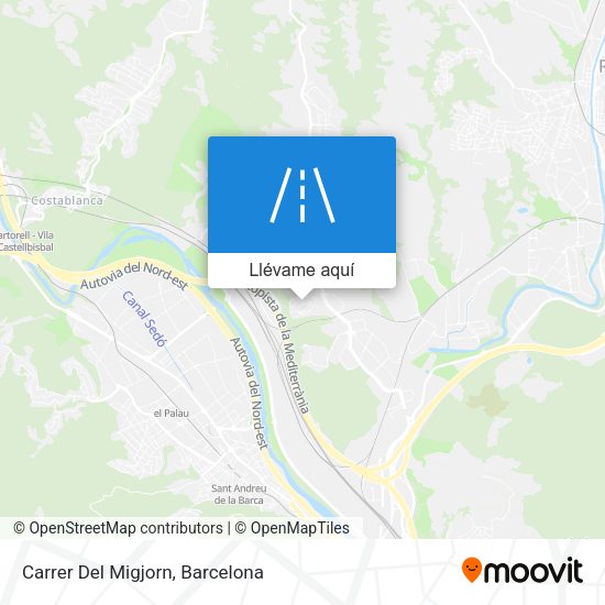 Mapa Carrer Del Migjorn