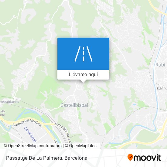 Mapa Passatge De La Palmera