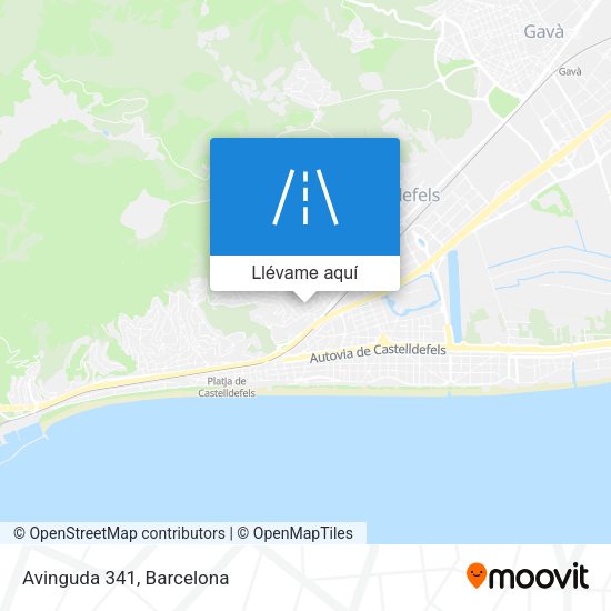Mapa Avinguda 341