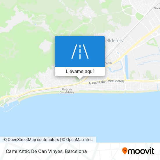 Mapa Camí Antic De Can Vinyes