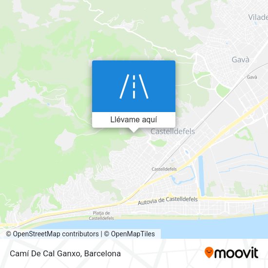 Mapa Camí De Cal Ganxo