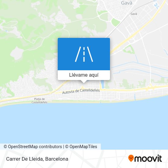 Mapa Carrer De Lleida