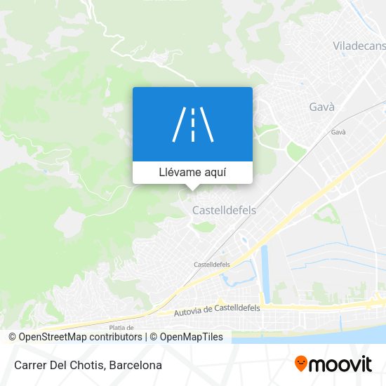 Mapa Carrer Del Chotis