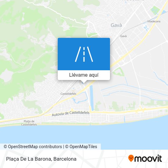 Mapa Plaça De La Barona
