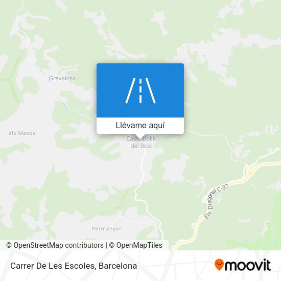 Mapa Carrer De Les Escoles