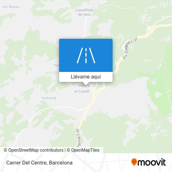 Mapa Carrer Del Centre