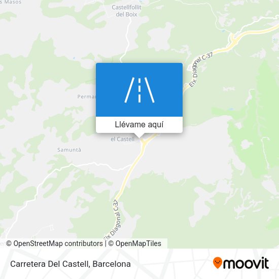 Mapa Carretera Del Castell