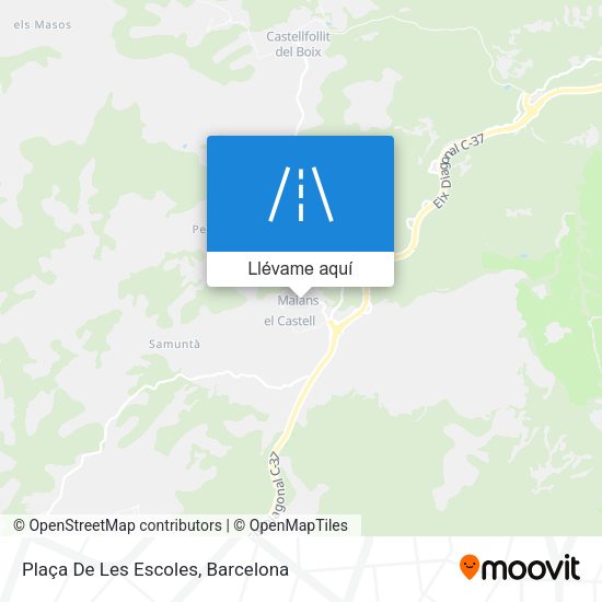 Mapa Plaça De Les Escoles