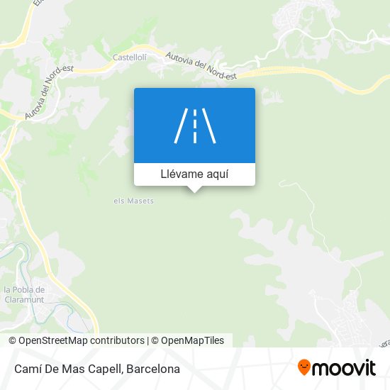 Mapa Camí De Mas Capell