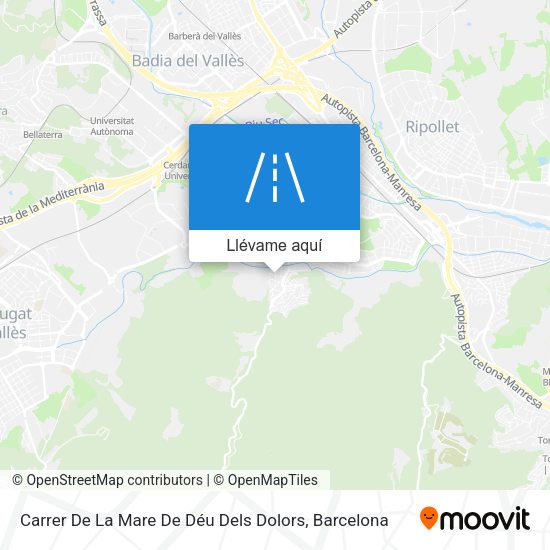 Mapa Carrer De La Mare De Déu Dels Dolors