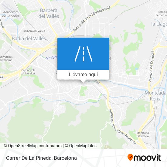 Mapa Carrer De La Pineda