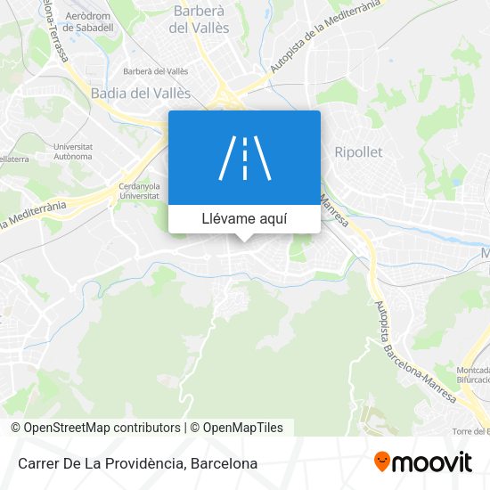 Mapa Carrer De La Providència