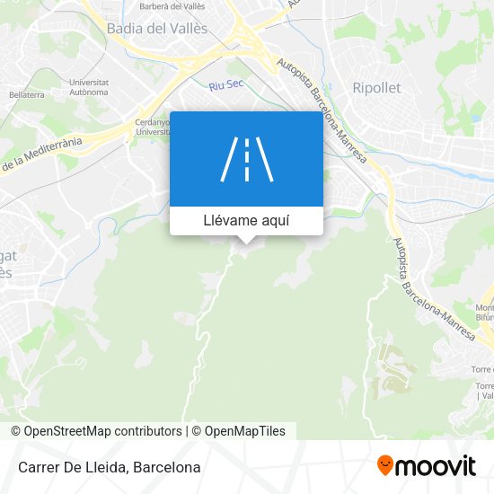 Mapa Carrer De Lleida