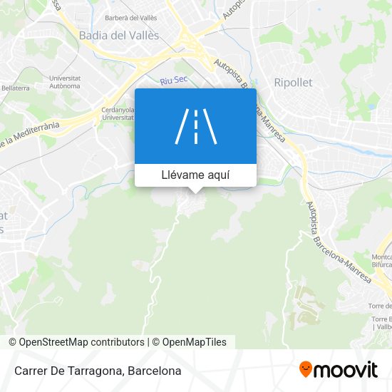 Mapa Carrer De Tarragona
