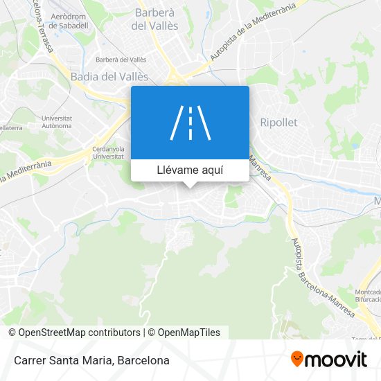 Mapa Carrer Santa Maria
