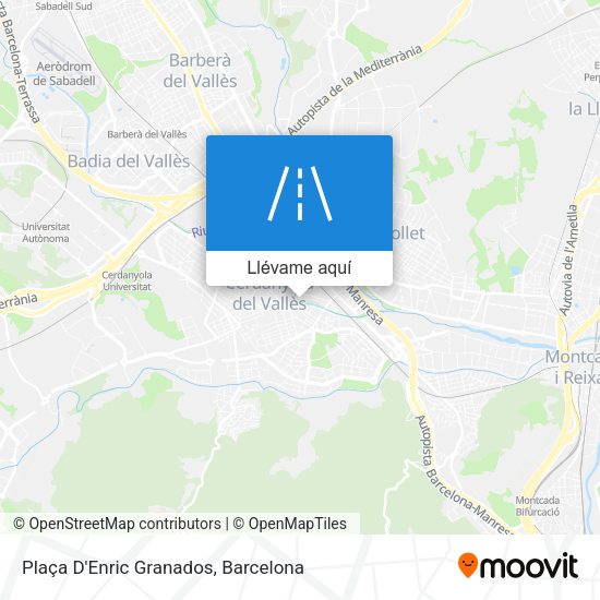 Mapa Plaça D'Enric Granados