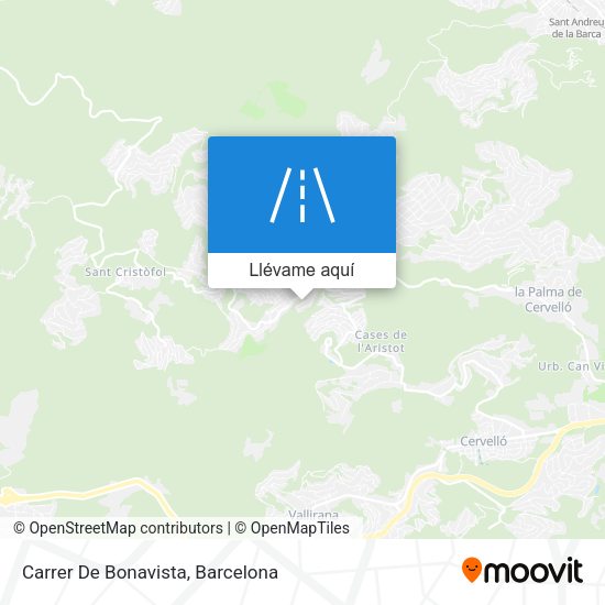 Mapa Carrer De Bonavista