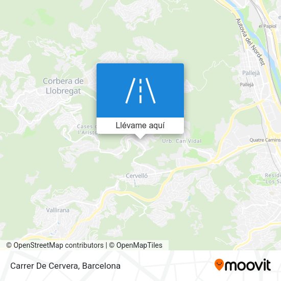 Mapa Carrer De Cervera