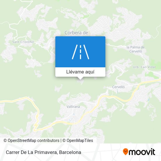 Mapa Carrer De La Primavera