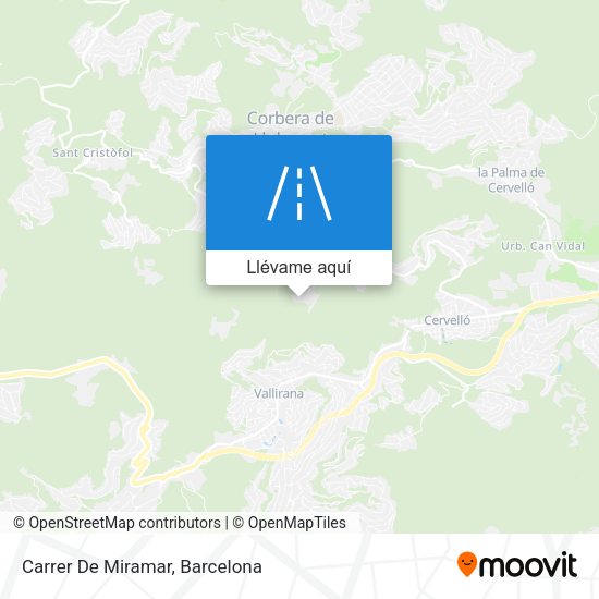 Mapa Carrer De Miramar